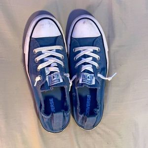 converse faded blue size 8